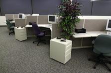 new cubicles, refurbished workstations