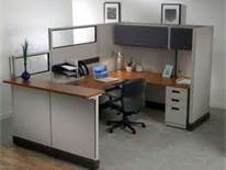 Step Down Reception Workstation